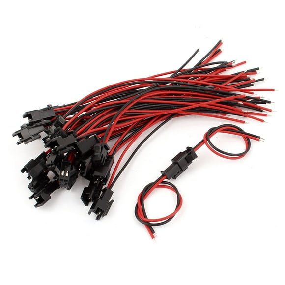 uxcell 50pcs 2.54mm Pitch Male Connector Pole Header Wire Line 2P 30cm Long uxcell 50pcs 2.54mm Pitch Male Connector Pole Header Wire Line 2P 30cm Long